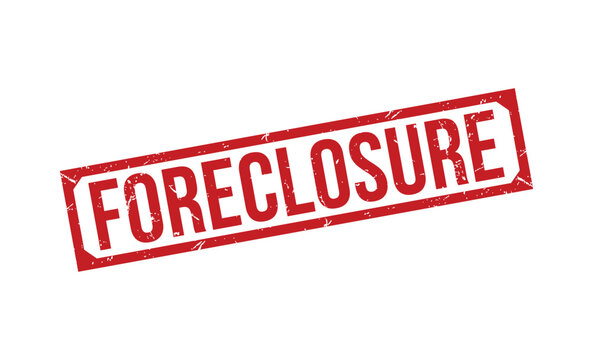 foreclosure rubber stamp vector illustration on white background