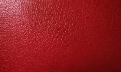 Red leather surface texture background. Generative AI