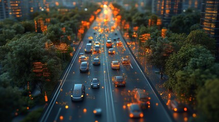 AI-Driven Smart Cities with Real-Time Traffic Flow Optimization: A city where traffic is managed in real-time by AI, reducing congestion and emissions.