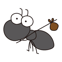 引っ越しするアリ
