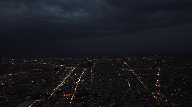 VUelo de ciudad de Durango de noche