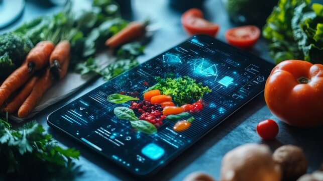 Futuristic AI-Driven Personalized Diet Plans: A digital platform that provides personalized diet recommendations based on AI analysis of health data.