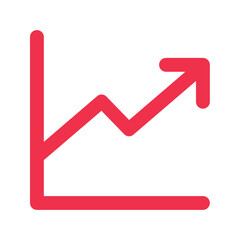 increase outline fill icon