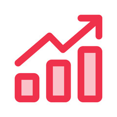 increase outline fill icon