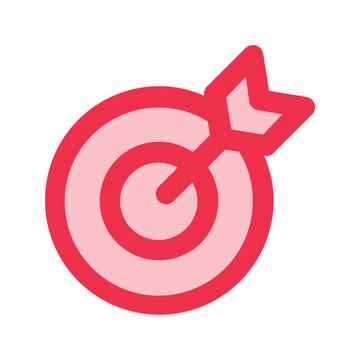 recommend clip art: goal outline fill icon