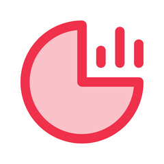 statistics outline fill icon