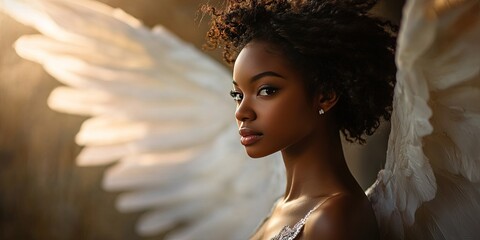 beautiful african american angel 