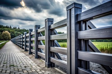 A steadfast shield of impenetrable darkness rises, unyielding and unwavering, a formidable barrier forged in the very essence of resilience.