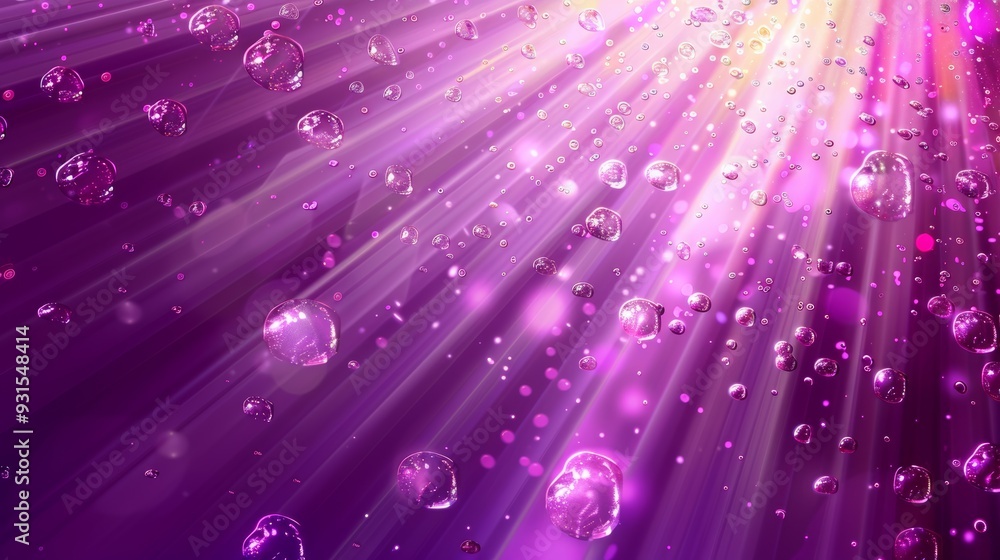 Poster it is a multicolored lens flare containing purple and green colors, creating a surreal or sci-fi eff