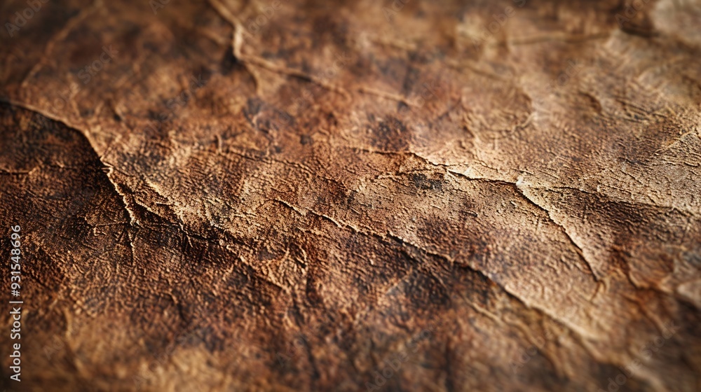 Poster old brown paper texture background : generative ai