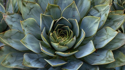 Obraz premium Dramatic agave plant at the San Antonio botanic gardens : Generative AI