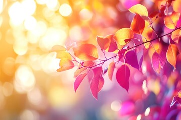 Fototapeta premium Autumnal Leaves in Soft Light