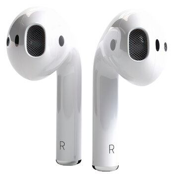 PNG  Wireless bluetooth earpods electronics appliance speaker.
