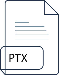 PTX File extension icobn crisp corners thick outline