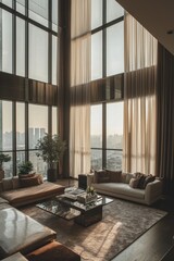 Obraz premium Luxury penthouse living room