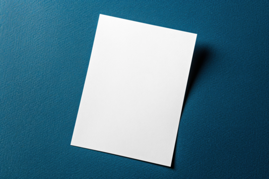 PNG flatlay card mockup, transparent design