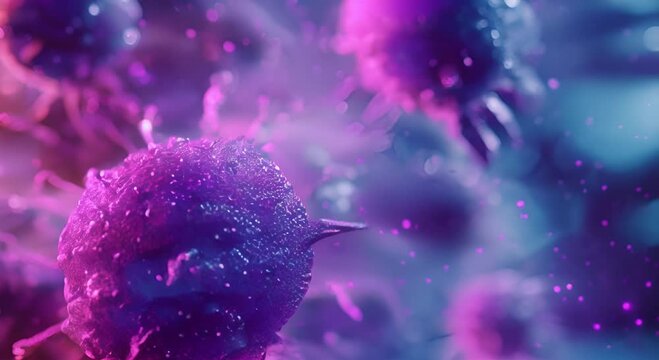 Microscopic view of neurons in a neural network, showcasing intricate connections with a vibrant, glowing design.
