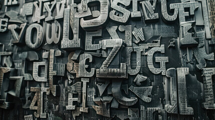 Anti-Design A rebellious style with mixed fonts background