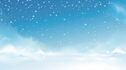Sky_blue_background_Vector_Starry_Space