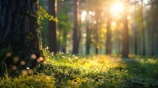 Morning in the forest : Generative AI