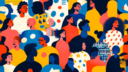 Diverse individuals uniting in creativity for impactful advertising campaigns.