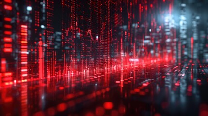 A composite image of a cityscape overlaid with financial charts symbolizing market trends and economic data, depicting the concept of urban financial growth