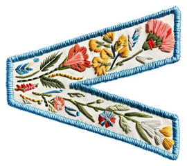 PNG Less than symbol embroidery pattern white background.