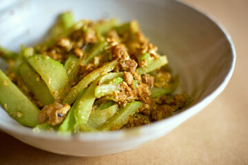 Stir Fried Zucchini with Egg