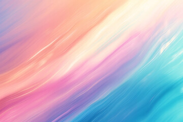 Fototapeta premium A smooth, fluid gradient background with a seamless transition between colors, blending effortlessly from soft pastels to rich, deep hues. The gradient flows diagonally, creating a calming and etherea