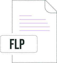 FLP icon black dashed outline v1