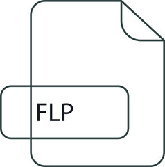 FLP File extension icon  thicker outline