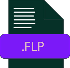 FLP File extension icon fill and bebes writting