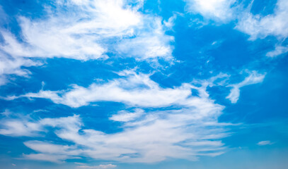 blue sky with clouds