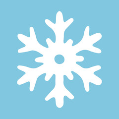 Illustration of abstract snowflake. Merry Christmas and Happy New Year item.