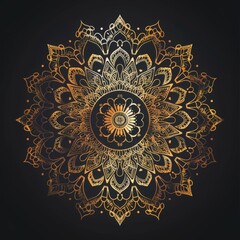 Gold Mandala Design