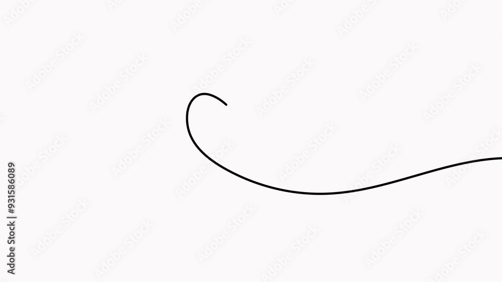 Poster animated heart continuous one line drawing video. love linear symbol.