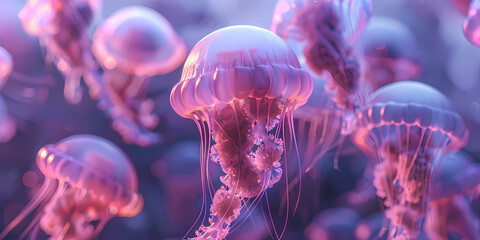jellyfish in aquarium