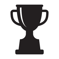 Trophy icon. Trophy cup, winner cup, victory cup icon. Reward symbol sign for web and mobile.