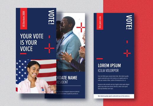 Blue DL Flyer with Red Accents