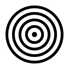 Epicentre glyph icon