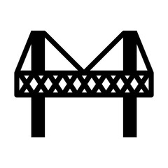 Bridge glyph icon