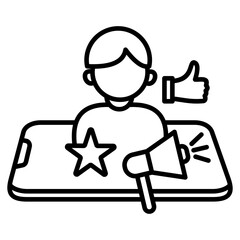 Influencer Marketing icon