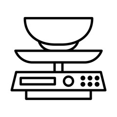 Scale line icon