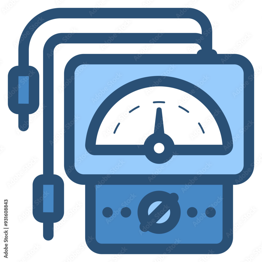 Canvas Prints ammeter device icon