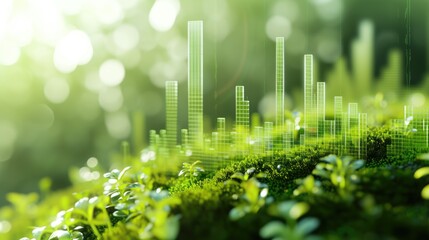 The background is made of live green moss. Eco-friendly wall decoration with plants. High quality photo