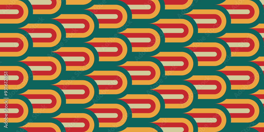 Poster abstract geometric pattern background, abstract pattern background with retro color theme,abstract c
