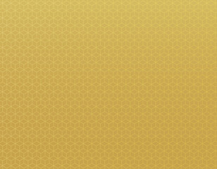 金色のグラデーションの立方体背景　幾何学模様
