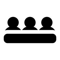 meeting icon for illustration