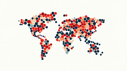 Chart showing the global spread of monkeypox with highlighted countries color-coded map on white background news and statistics 