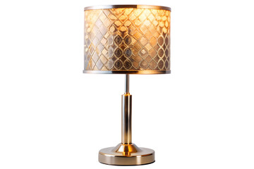 Modern Desk Lamp Isolated on White Background